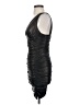 Bebe Metallic Black Cocktail Dress Size S - photo 5