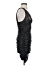 Bebe Metallic Black Cocktail Dress Size S - photo 4