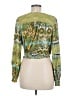 Tiny 100% Rayon Green Long Sleeve Blouse Size M - photo 2