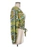 Tiny 100% Rayon Green Long Sleeve Blouse Size M - photo 4