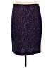St. John Tweed Blue Purple Formal Skirt Size 6 - photo 2