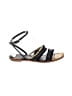 Tory Burch 100% Leather Black Sandals Size 8 1/2 - photo 1