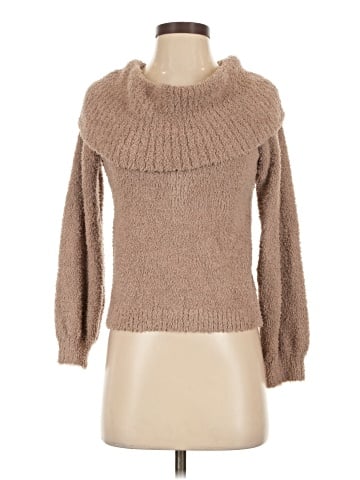 Pink Rose Turtleneck Sweater (view 1)