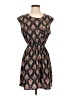 Soprano 100% Polyester Paisley Black Casual Dress Size S - photo 1