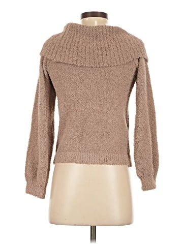 Pink Rose Turtleneck Sweater (view 2)