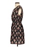 Soprano 100% Polyester Paisley Black Casual Dress Size S - photo 5
