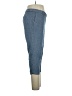 J.Jill Chevron-herringbone Blue Linen Pants Size XL Petite - photo 4
