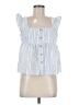 Shein Blue Sleeveless Blouse Size 6 - photo 1