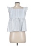 Shein Blue Sleeveless Blouse Size 6 - photo 2