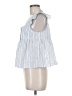 Shein Blue Sleeveless Blouse Size 6 - photo 5