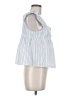 Shein Blue Sleeveless Blouse Size 6 - photo 4