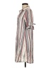 J Gee 100% Rayon Stripes Tan Casual Dress Size S - photo 5