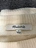 Madewell Color Block Ivory Pullover Sweater Size S - photo 7