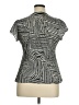 Sunny Leigh Silver Short Sleeve Blouse Size XL - photo 2