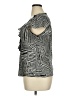Sunny Leigh Silver Short Sleeve Blouse Size XL - photo 5