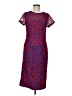 JS Collections 100% Polyester Graphic Red Cocktail Dress Size 8 - photo 1