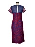 JS Collections 100% Polyester Graphic Red Cocktail Dress Size 8 - photo 2