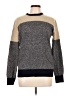 J.Crew 100% Lambswool Color Block Gray Wool Pullover Sweater Size L - photo 1