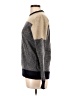 J.Crew 100% Lambswool Color Block Gray Wool Pullover Sweater Size L - photo 5