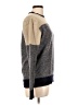 J.Crew 100% Lambswool Color Block Gray Wool Pullover Sweater Size L - photo 4