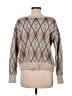 Belle Du Jour 100% Polyester Argyle Tan Pullover Sweater Size M - photo 2