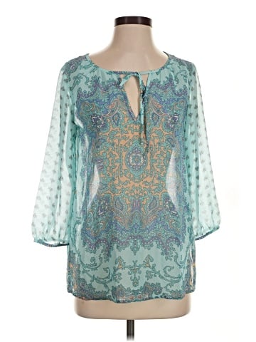 Ann Taylor Factory 3/4 Sleeve Blouse (view 1)