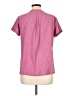 Ebb & Flow Pink Short Sleeve Top Size L - photo 2