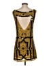 Free People 100% Polyester Tweed Gold Cocktail Dress Size 2 - photo 2