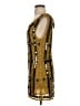 Free People 100% Polyester Tweed Gold Cocktail Dress Size 2 - photo 5