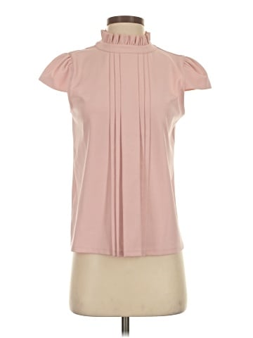 Ann Taylor Short Sleeve Blouse (view 1)