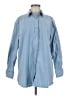 Athleta 100% Polyester Solid Blue Long Sleeve Blouse Size M - photo 1