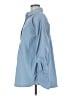 Athleta 100% Polyester Solid Blue Long Sleeve Blouse Size M - photo 5