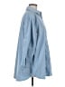 Athleta 100% Polyester Solid Blue Long Sleeve Blouse Size M - photo 4