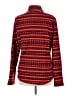 Merona 100% Polyester Stripes Red Track Jacket Size L - photo 2