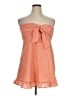 Originality Checkered-gingham Orange Cocktail Dress Size XL - photo 1