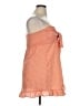 Originality Checkered-gingham Orange Cocktail Dress Size XL - photo 4