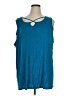 Catherines Teal Sleeveless Top Size 1X (18W-20W) - photo 1