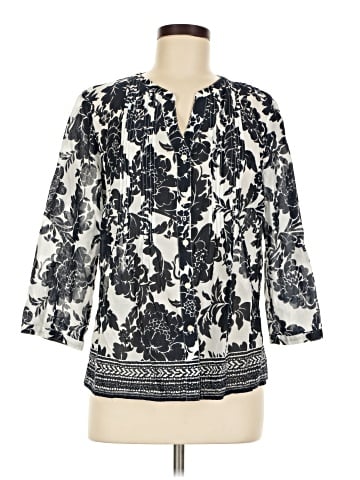 Talbots 3/4 Sleeve Blouse (view 1)