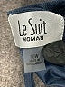 Le Suit 100% Polyester Chevron-herringbone Blue Dress Pants Size 16 - photo 8