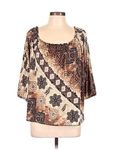 Claudia Richard 3/4 Sleeve Blouse (view 1)