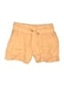 Athleta 100% Linen Solid Yellow Khaki Shorts Size 2 - photo 1