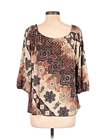 Claudia Richard 3/4 Sleeve Blouse (view 2)