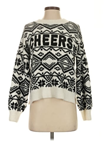 Pink Rose Pullover Sweater (view 1)