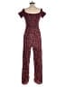 Xhilaration Paisley Burgundy Jumpsuit Size S - photo 2