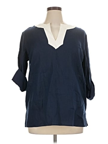 Lauren by Ralph Lauren 3/4 Sleeve Blouse (view 1)