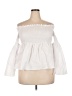 rue21 White 3/4 Sleeve Blouse Size 2X - photo 1