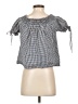 Timing Black Short Sleeve Blouse Size S - photo 2