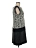 Ann Taylor Chevron-herringbone Black Casual Dress Size M - photo 4