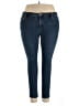 a.n.a. A New Approach Solid Blue Jeans Size 18 - photo 1