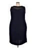 Le Bos Blue Cocktail Dress Size 22 - photo 1